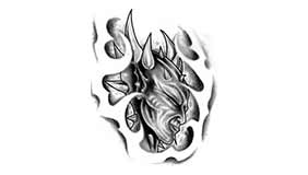 Foto tatuaje de Satán