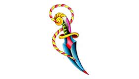 Foto tatuaje de Cuchillo