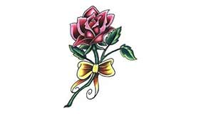 Foto tatuaje de Rosa con espinas