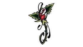 Foto tatuaje de Rosa con espinas