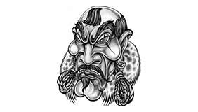 Foto tatuaje de Samurái