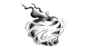 Foto tatuaje de Corazón con espinas