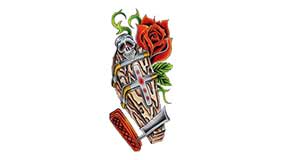 Foto tatuaje de Ataud