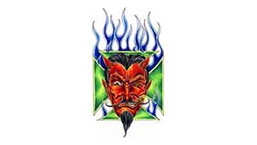 Foto tatuaje de Satanás