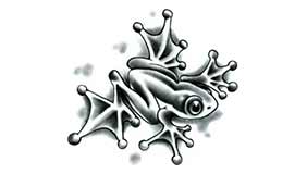 Foto tatuaje de Rana