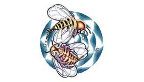 Foto tatuaje de Abejas