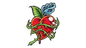 Foto de tatuaje de Rosa con espinas Foto de tatuaje de Rosa con espinas
