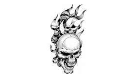 Foto tatuaje de Bandera pirata