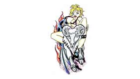 Foto de tatuaje de Pin-up