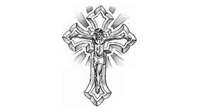Foto tatuaje de Cristo