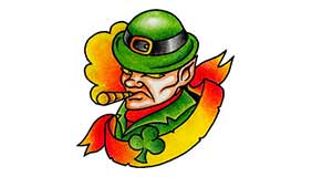 Foto tatuaje de Leprechaum