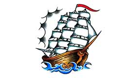 Foto tatuaje de Barco velero